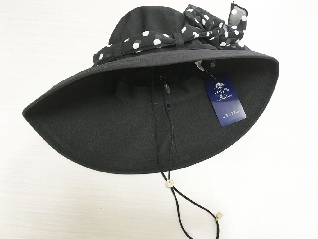 UVカットの帽子の写真