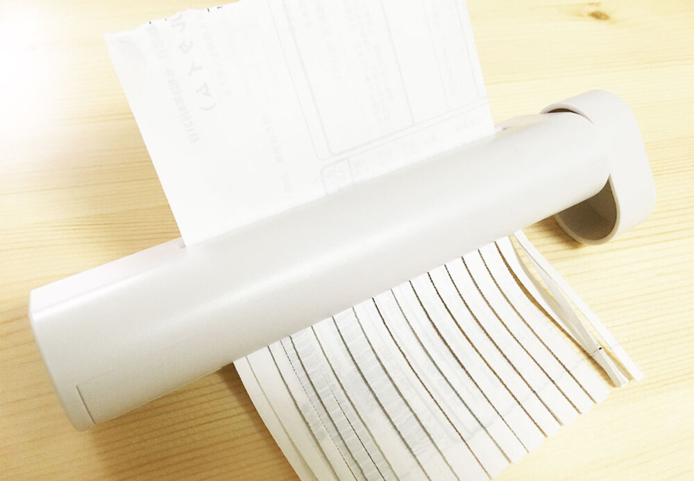 無印良品の手動シュレッターの写真4